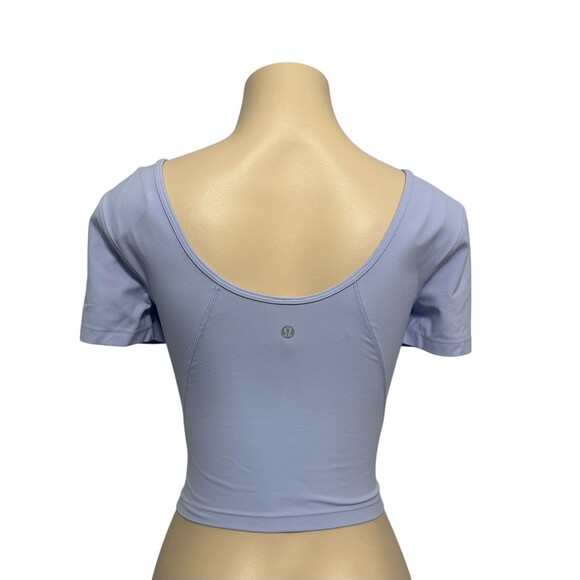 Lululemon Women's Align Short Sleeve T-Shirt Size 4 Black - Picture 4 of 11